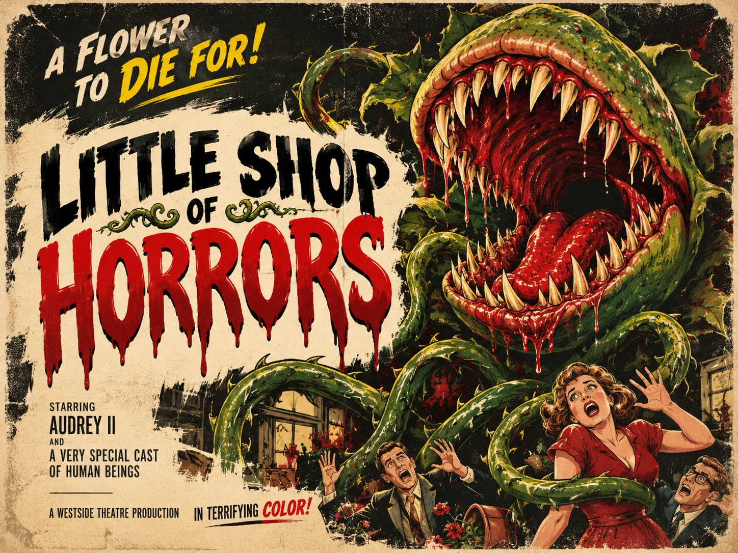 Little Shop of Horrors vintage movie poster